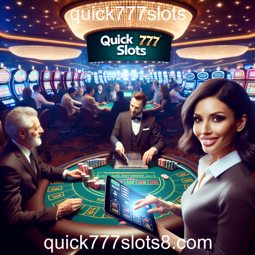 Experimente a Emoção do Cassino Ao Vivo no Quick777Slots